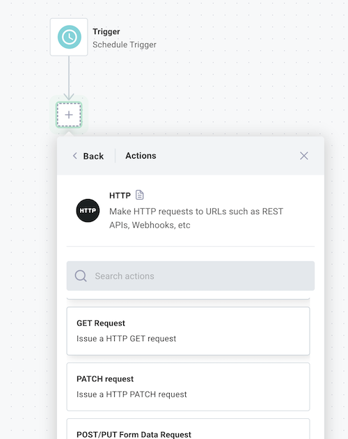 Add an HTTP GET step