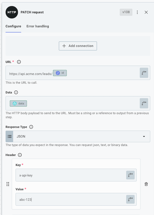 Step inputs