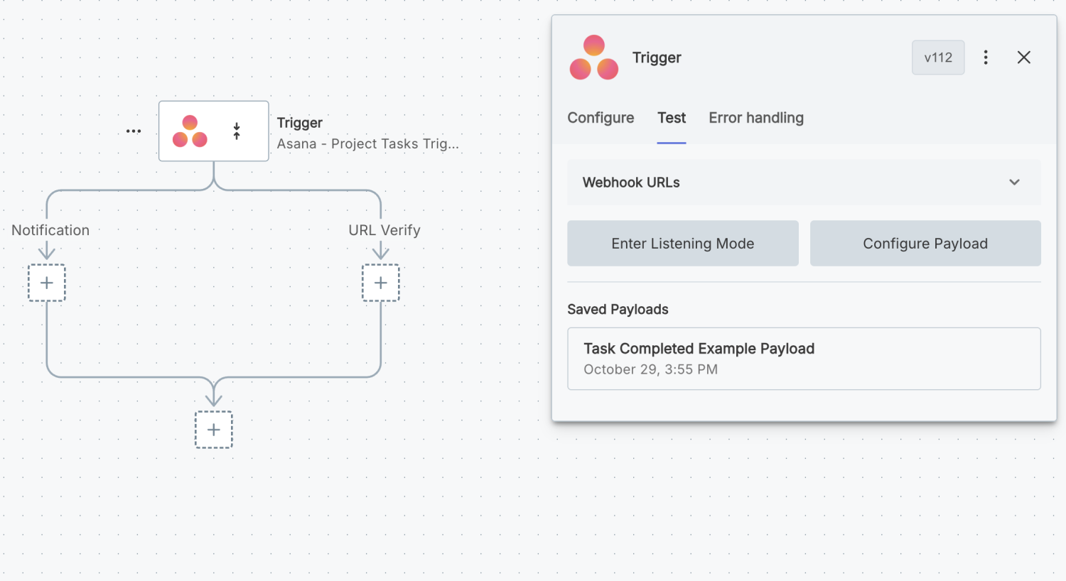 Testing webhook-based app event triggers