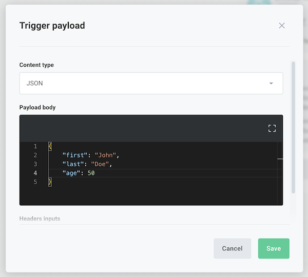 Trigger Payload
